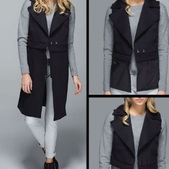 lululemon athletica Jackets & Blazers - NWT Lululemon Black Quick Change Vest Coat